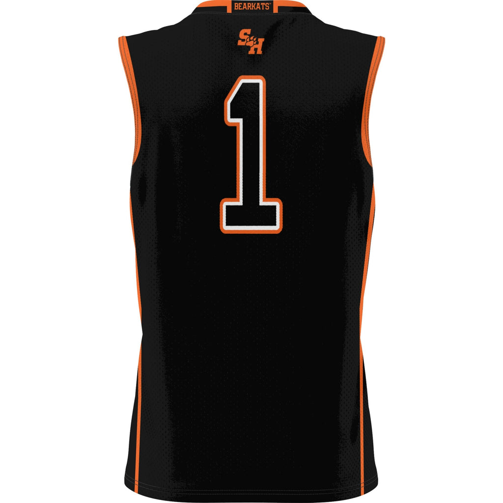 #1 Sam Houston State Bearkats Replica Lightweight Basketball Jersey - Black