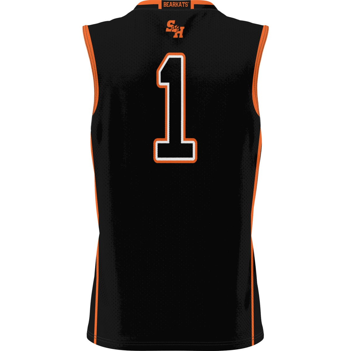 #1 Sam Houston State Bearkats Replica Lightweight Basketball Jersey - Black