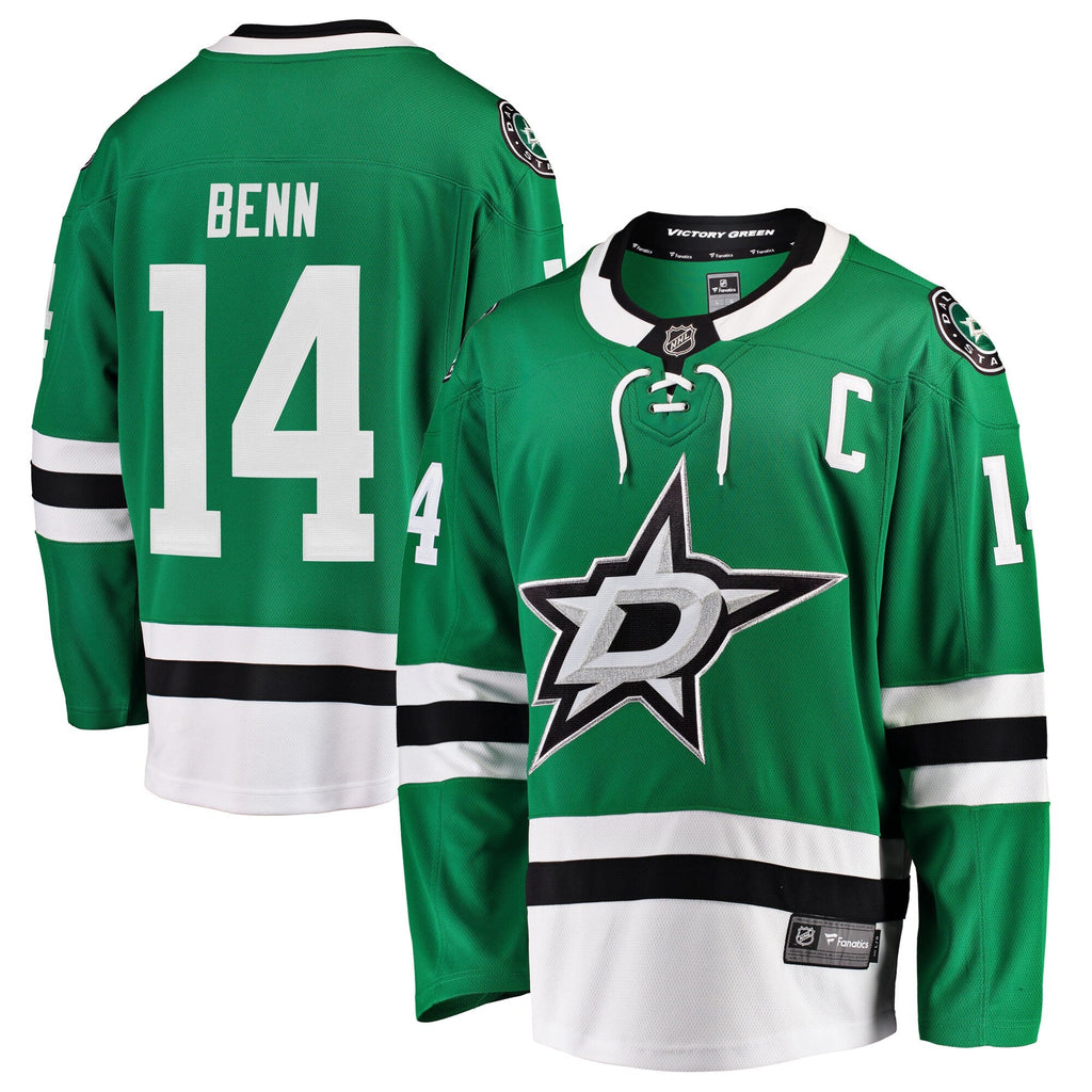 Dallas Stars Jamie Benn Green Breakaway Player Hockey Jersey