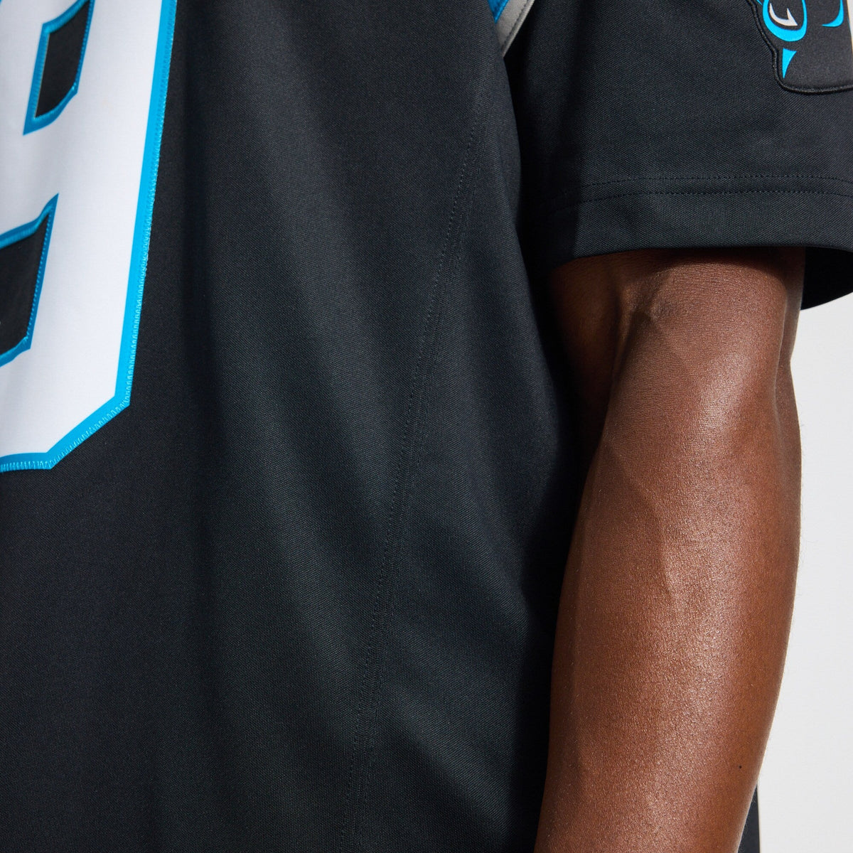 Carolina Panthers Bryce Young Black Team Vapor F.U.S.E. Stitched Limited Football Jersey