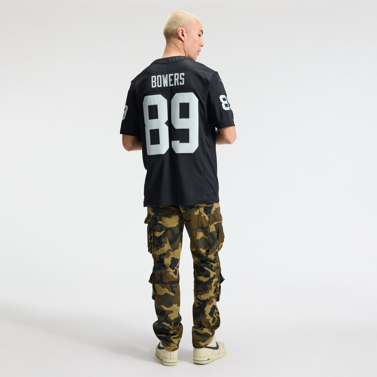 Las Vegas Raiders Brock Bowers Black Team Vapor F.U.S.E. Stitched Limited Football Jersey