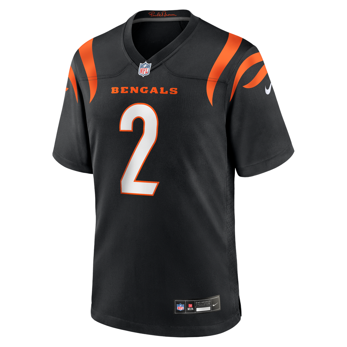 Cincinnati Bengals Evan McPherson Black Game Football Jersey