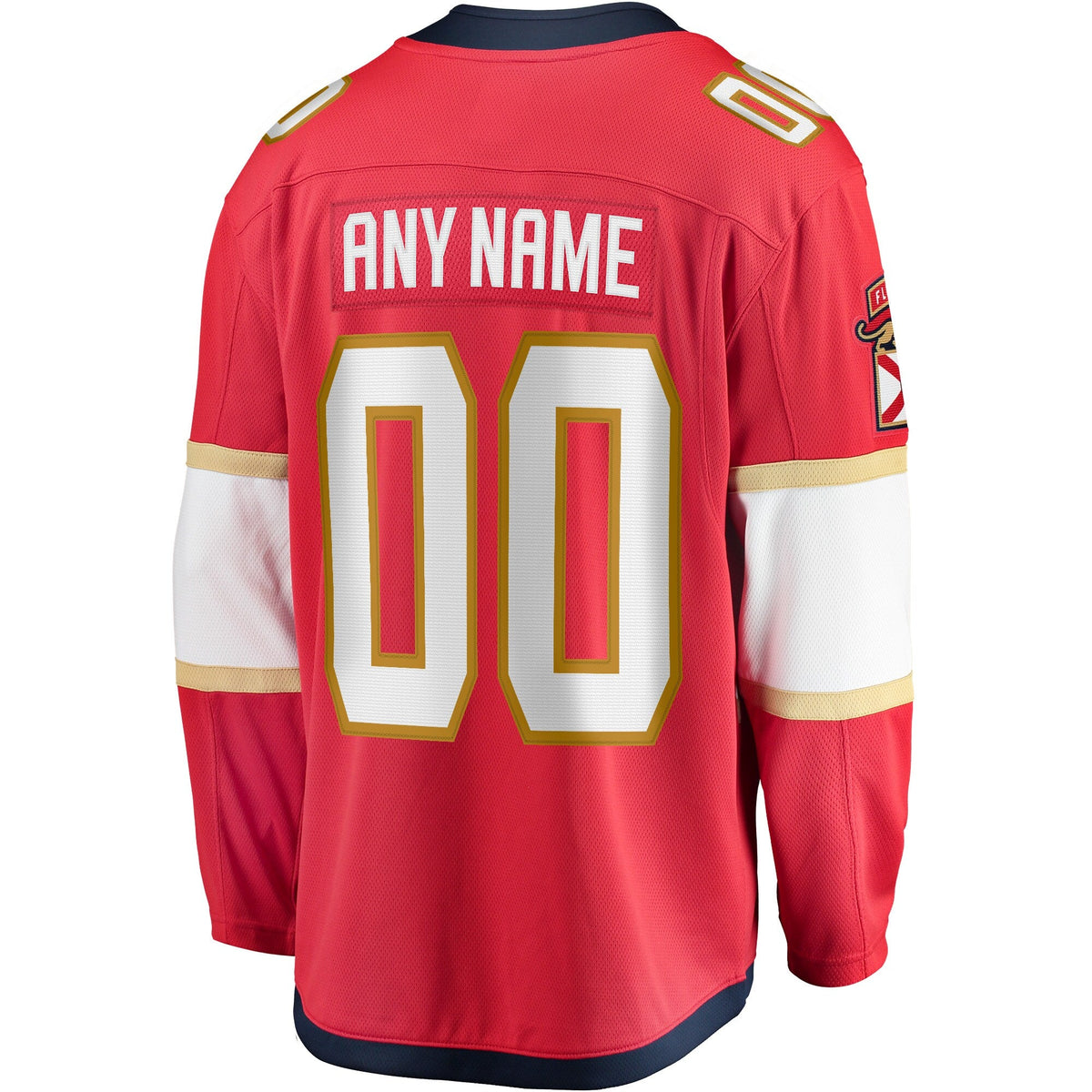 Florida Panthers Red Home Breakaway Custom Hockey Jersey