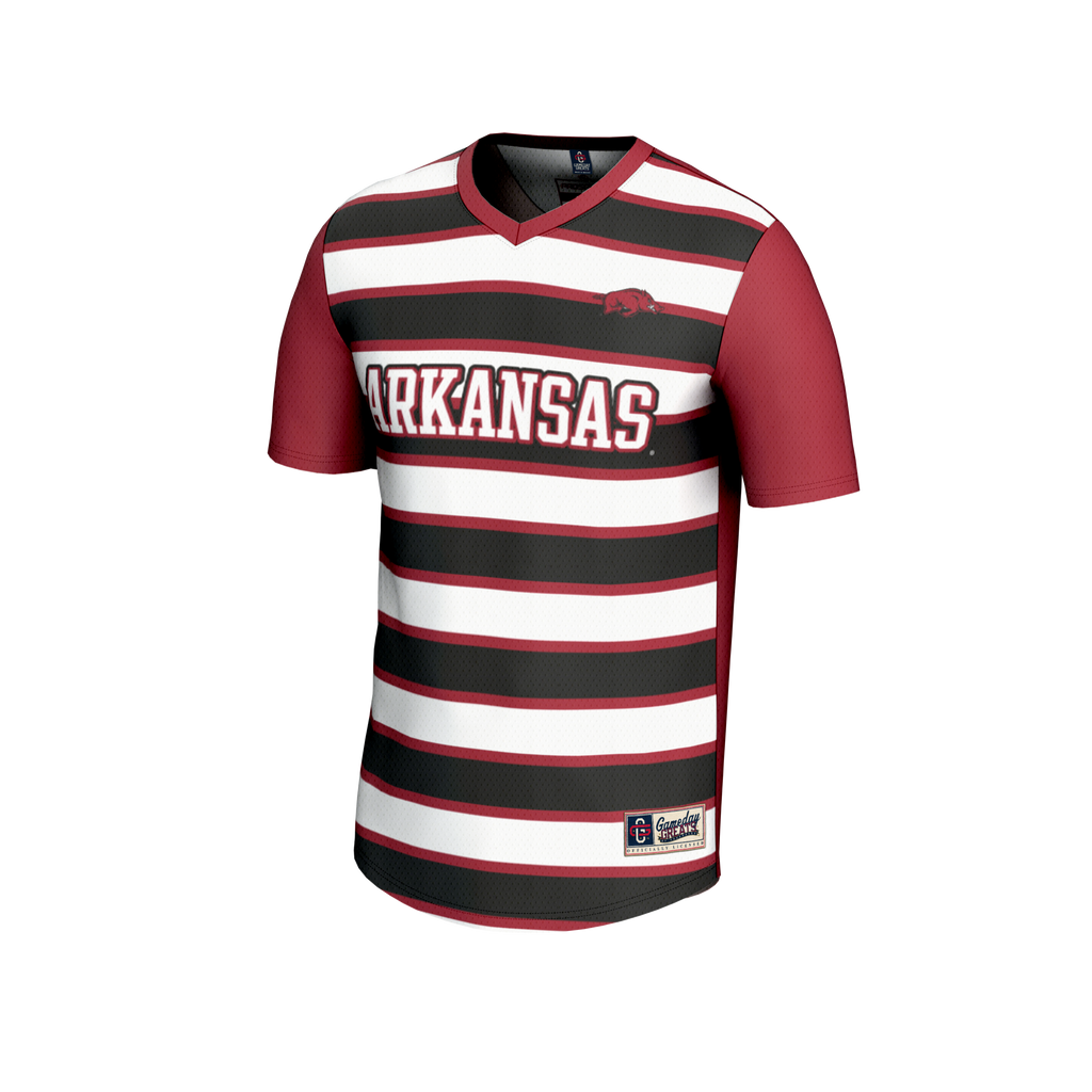 #1 Cardinal Arkansas Razorbacks Lightweight Soccer Fashion Jersey