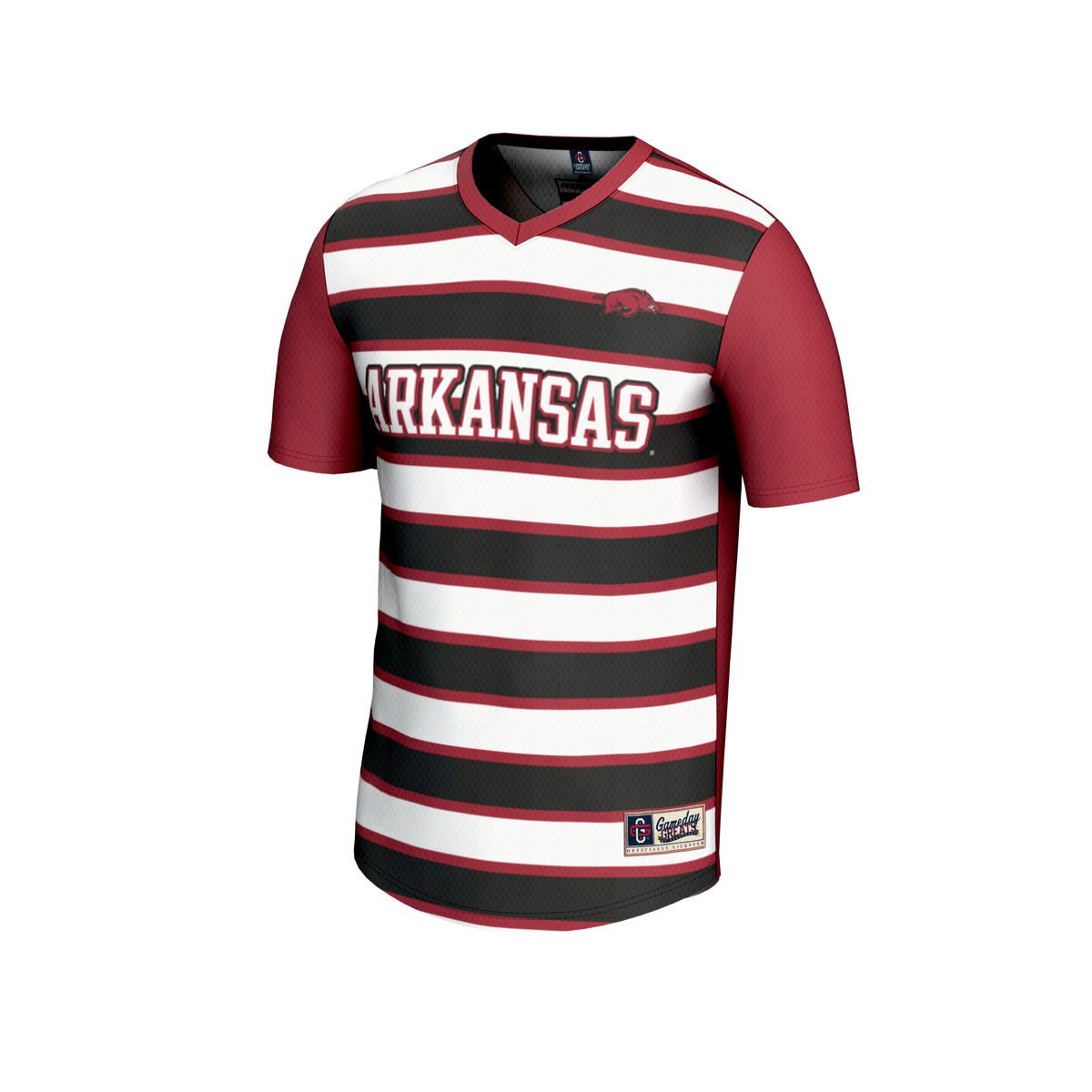 #1 Cardinal Arkansas Razorbacks Lightweight Soccer Fashion Jersey