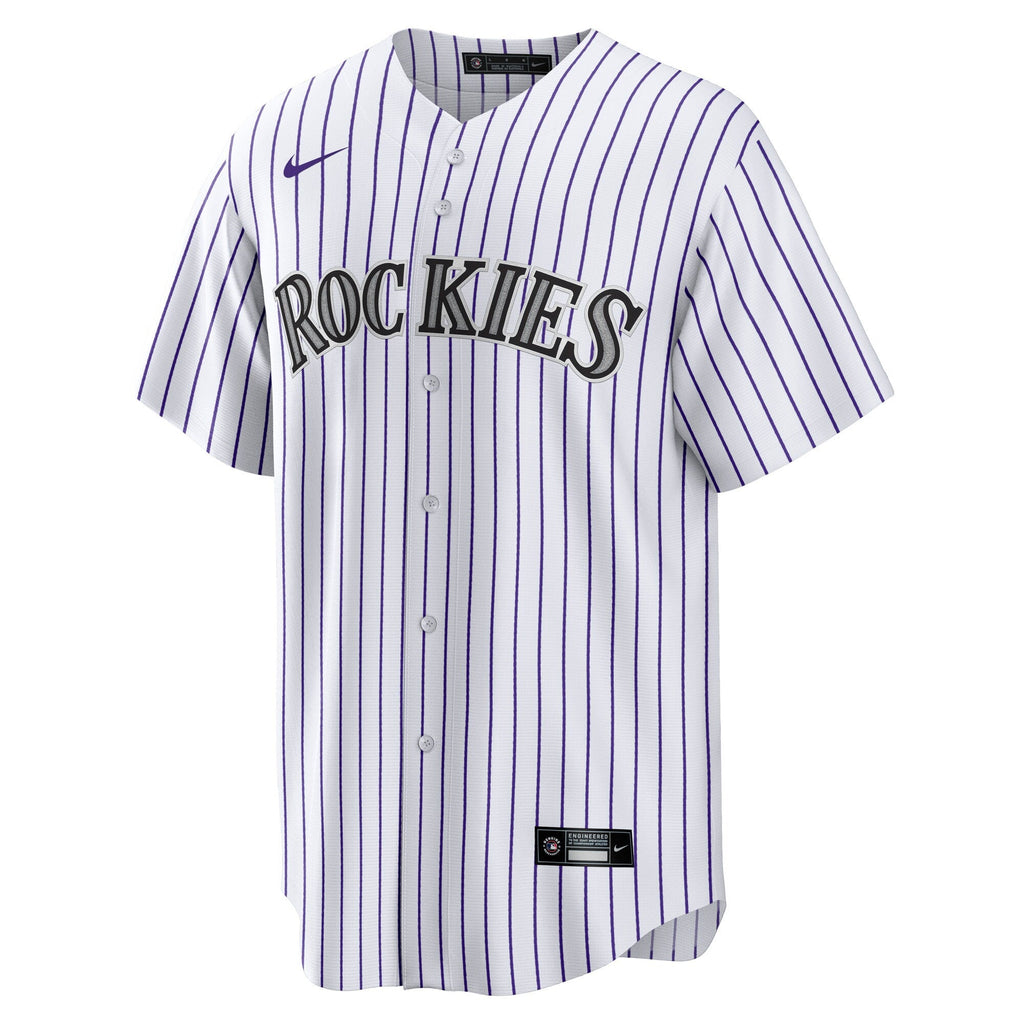 Colorado Rockies Jordan Beck White Home Replica Baseball Jersey