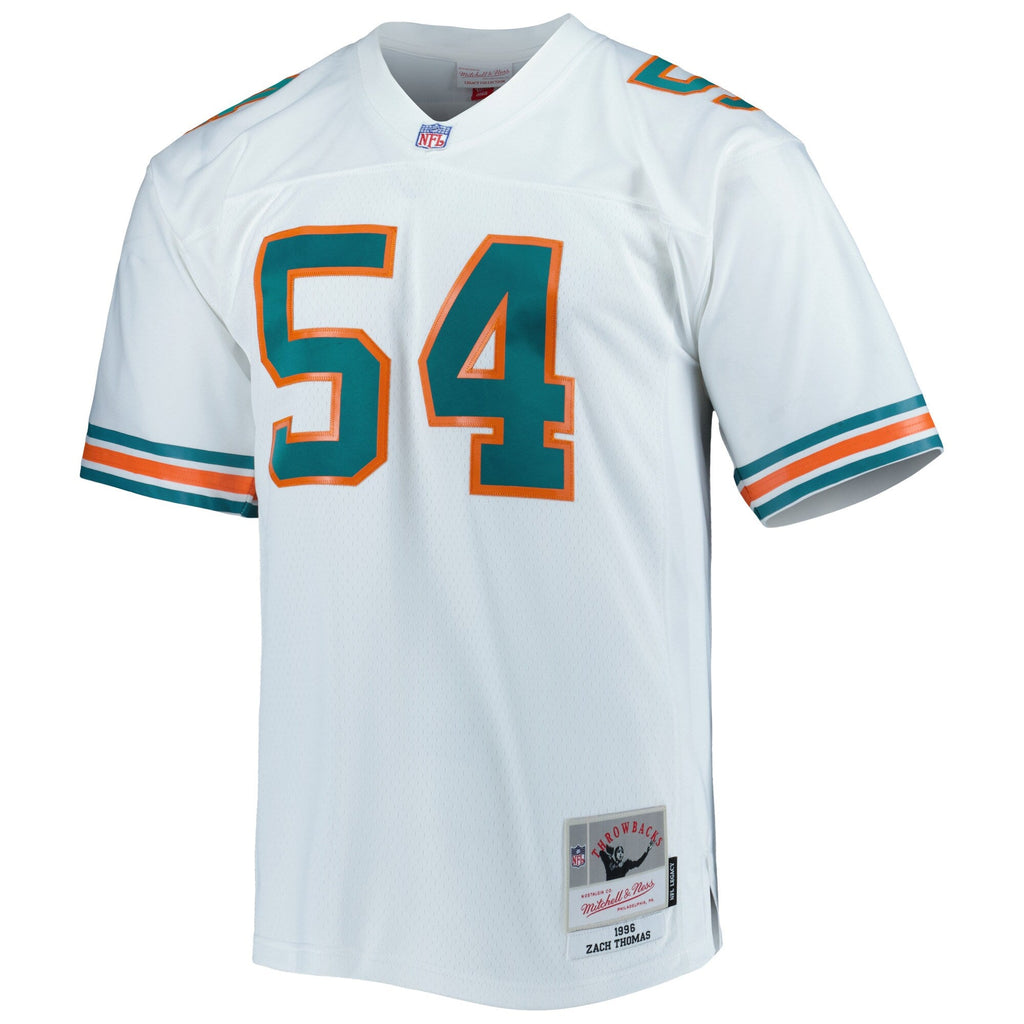 Miami Dolphins Zach Thomas White Legacy Replica Football Jersey