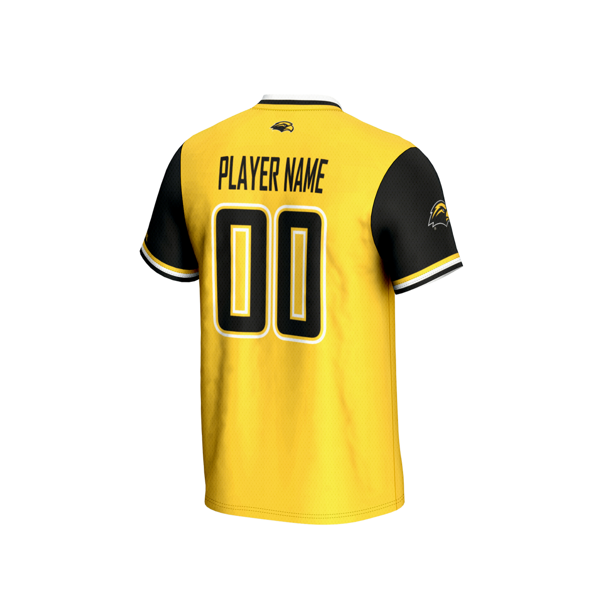 Southern Miss Golden Eagles NIL Pick-A-Player Lightweight Softball Jersey - Gold