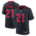 Houston Texans Nick Chubb Navy Alternate 2 Game Football Jersey
