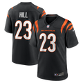 Cincinnati Bengals Daxton Hill Black Player Game Football Jersey