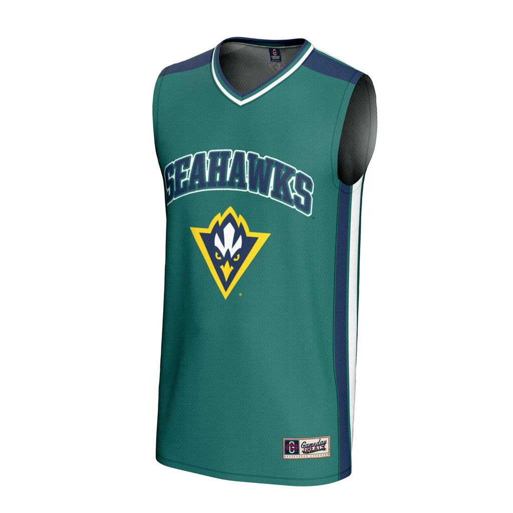 UNC Wilmington Seahawks Basketball Jersey - Teal
