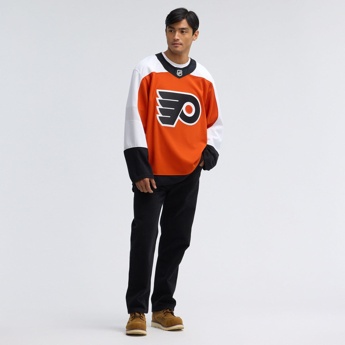 Philadelphia Flyers Orange Home Pro Jersey