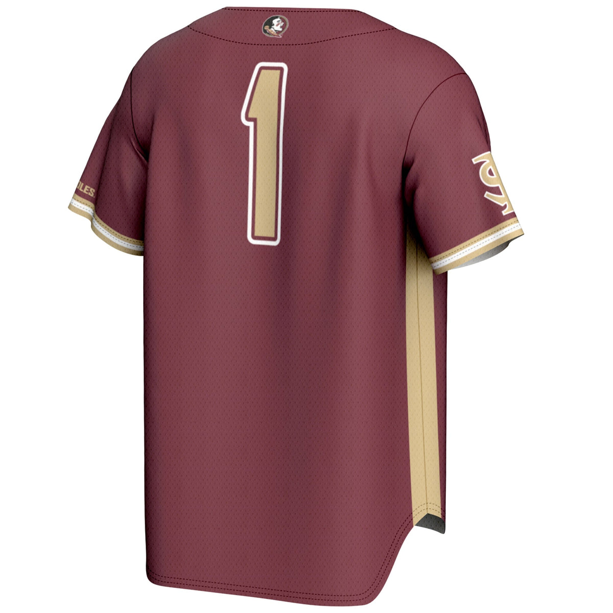 #1 Florida State Seminoles Lightweight Baseball Jersey - Garnet