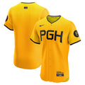 Pittsburgh Pirates Gold City Connect Elite Baseball Jersey