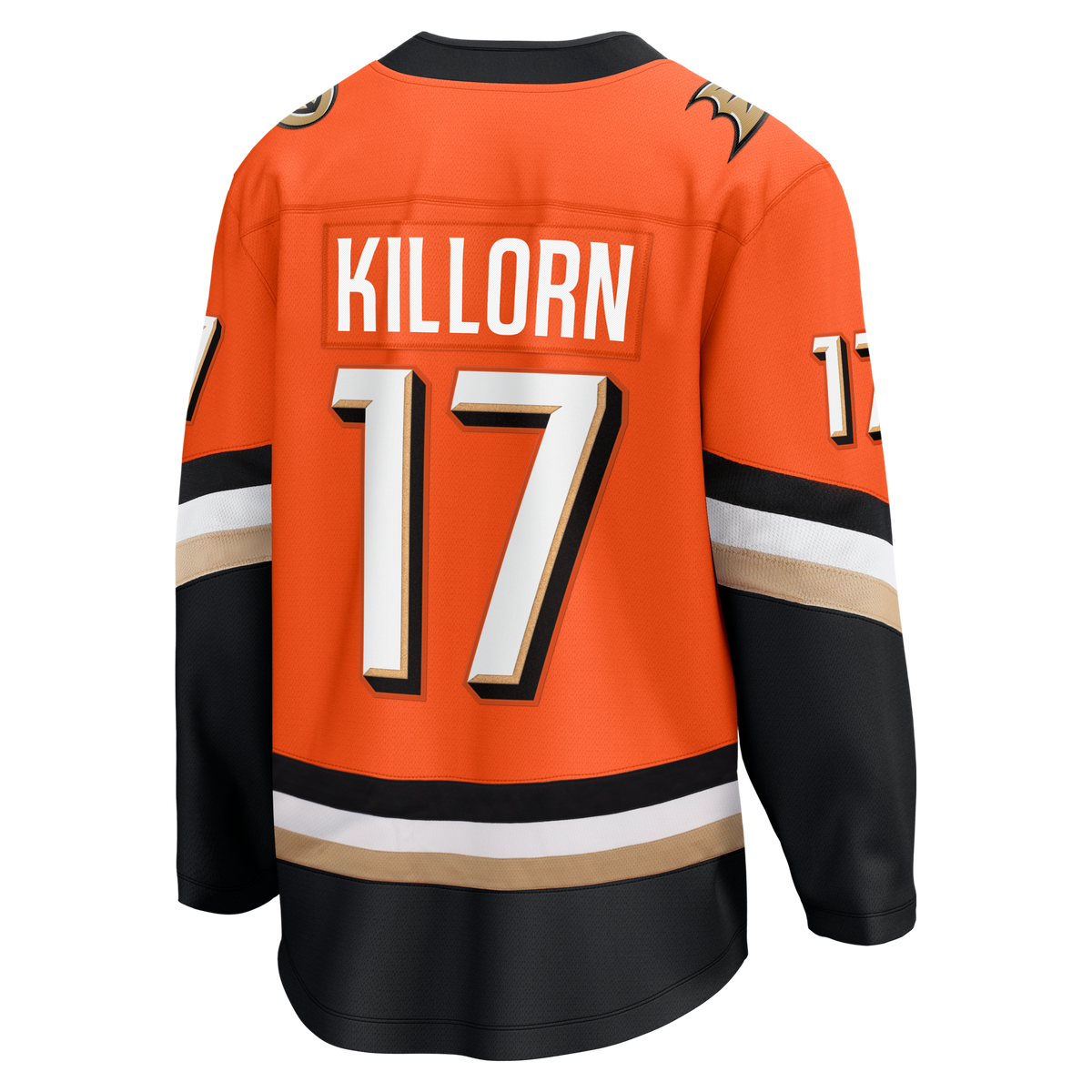 Anaheim Ducks Alex Killorn Orange Home Breakaway Hockey Jersey