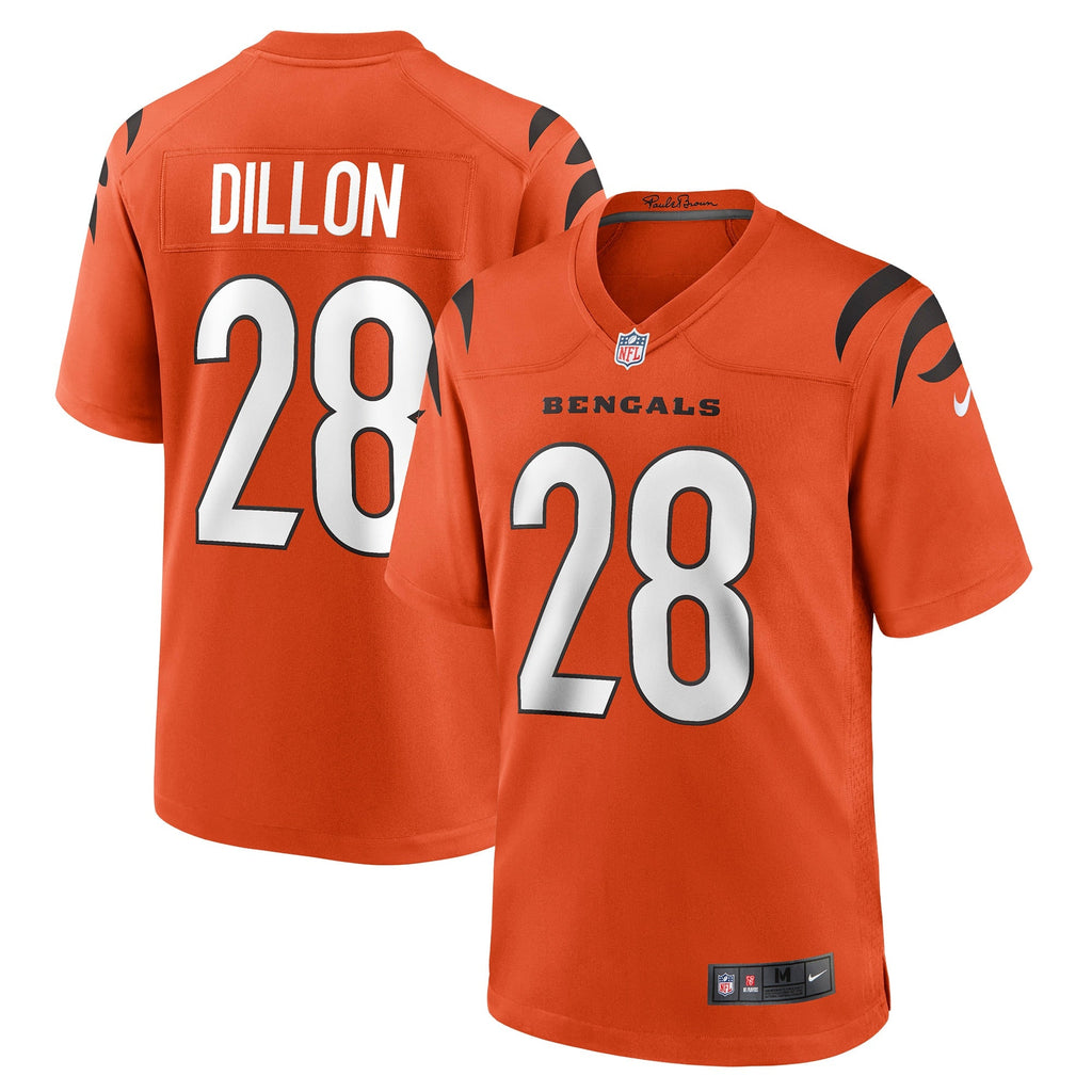 Cincinnati Bengals Corey Dillon Orange Retired Player Alternate Game Football Jersey