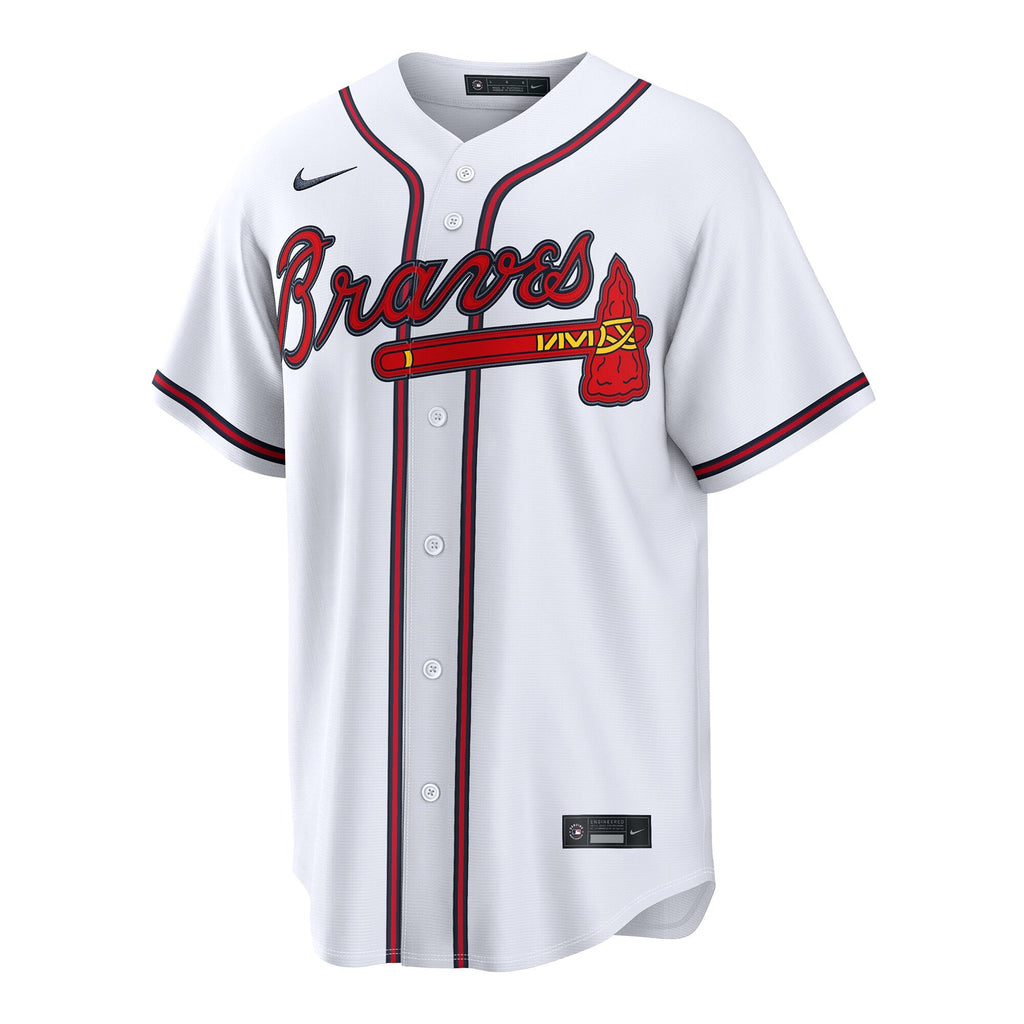 Atlanta Braves Spencer Schwellenbach White Home Replica Baseball Jersey