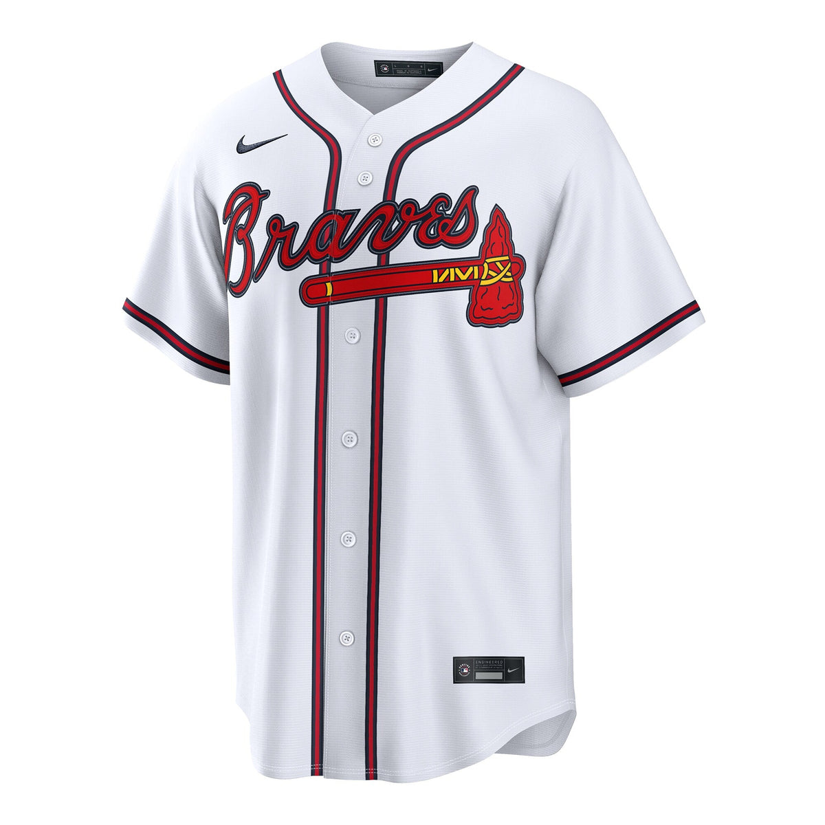 Atlanta Braves Spencer Schwellenbach White Home Replica Baseball Jersey