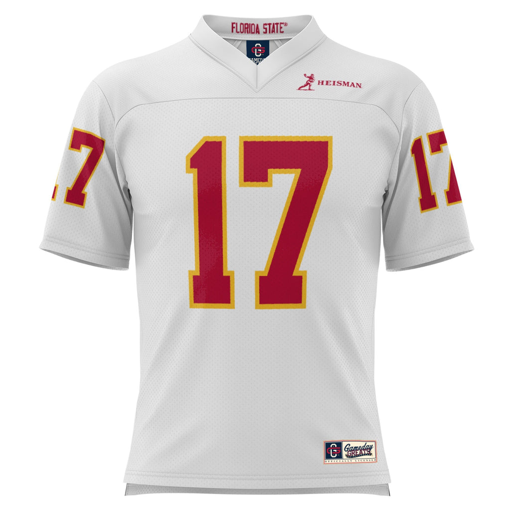 Charlie Ward White Florida State Seminoles Heisman Football Jersey