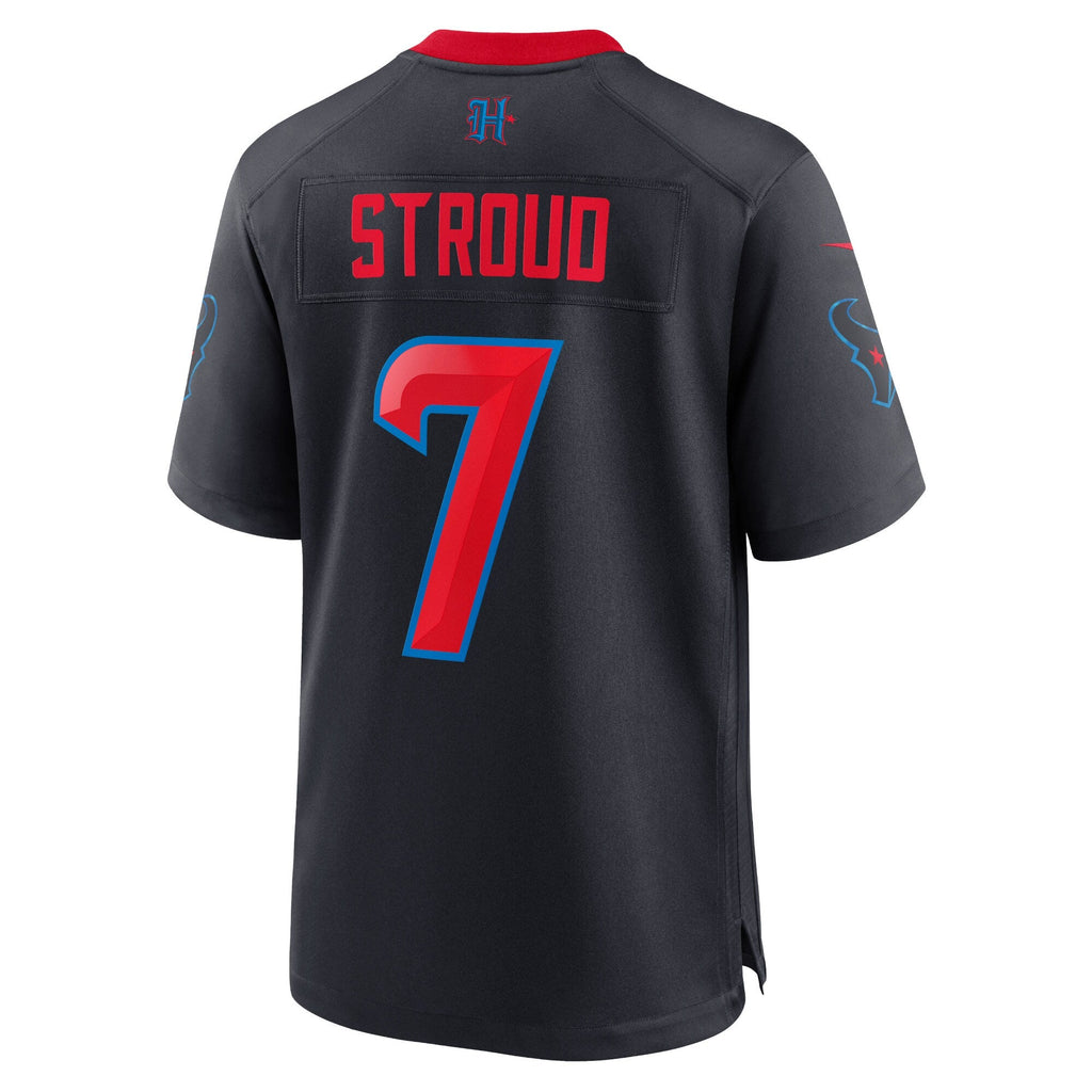 Houston Texans C.J. Stroud Navy 2nd Alternate Game Football Jersey