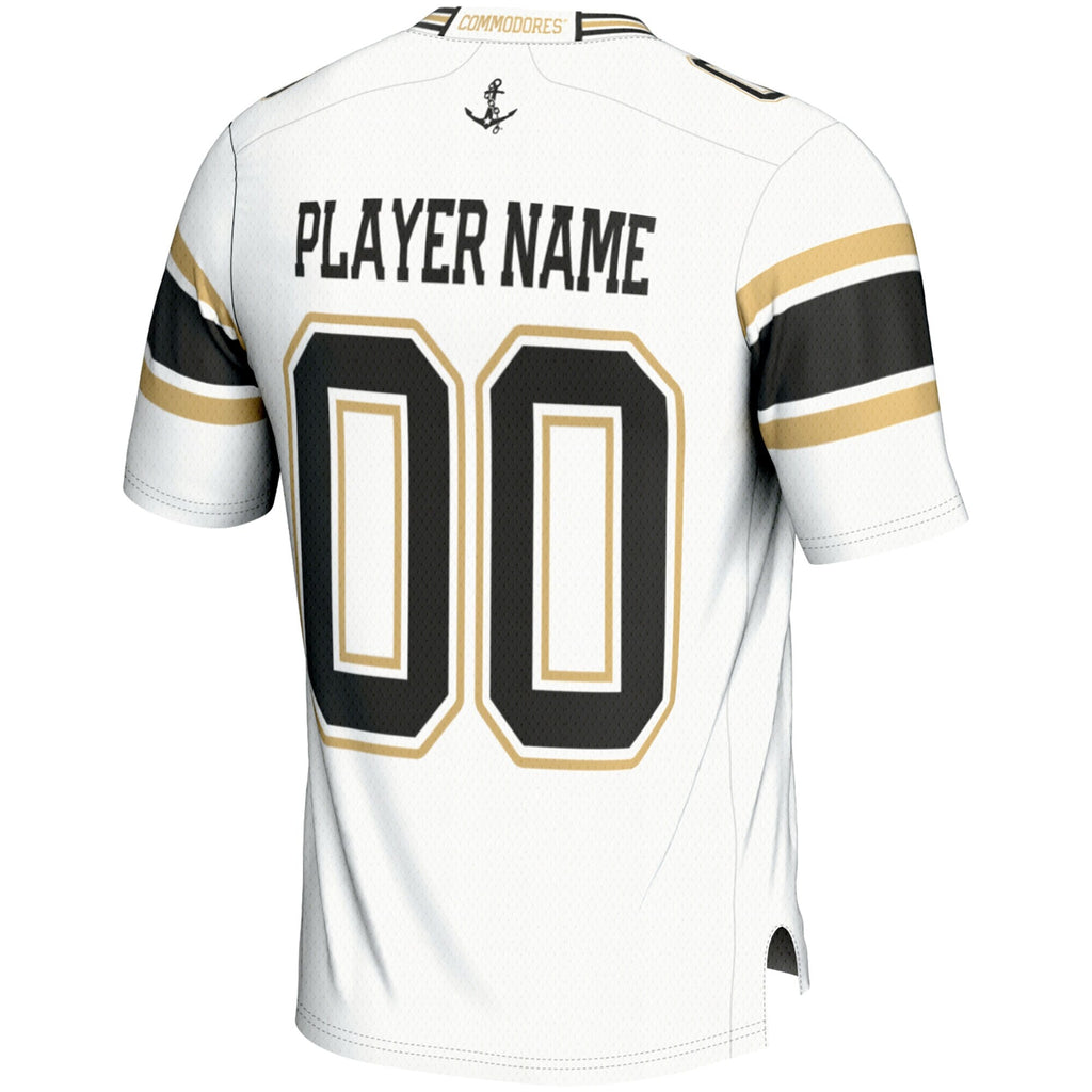 Vanderbilt Commodores NIL Pick-A-Player Football Jersey - White