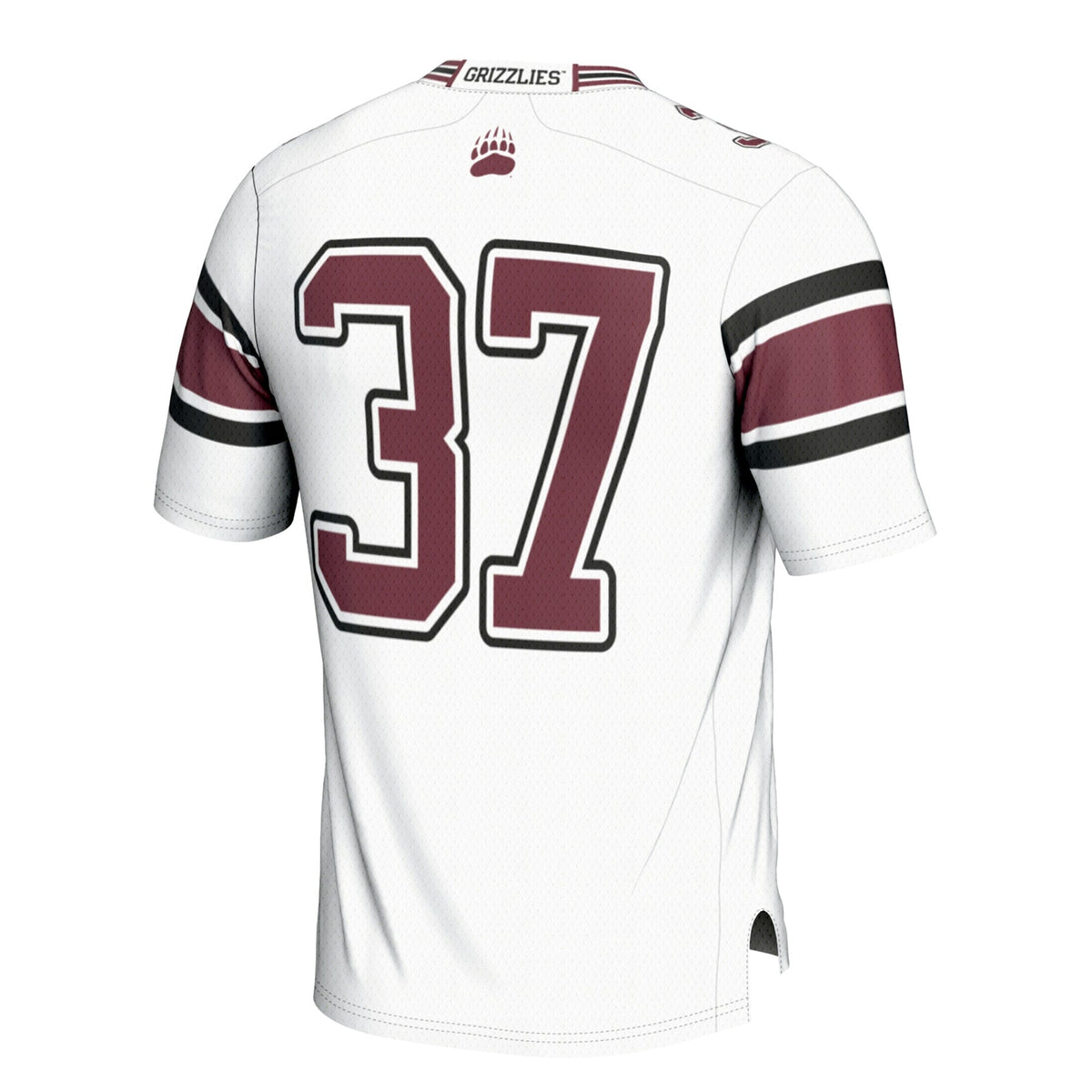 #37 White Montana Grizzlies Football Jersey