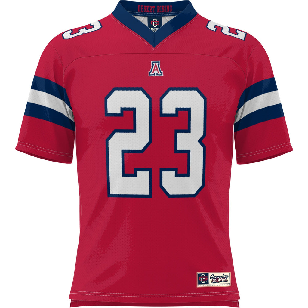 #23 Arizona Wildcats Desert Rising Football Jersey - Red