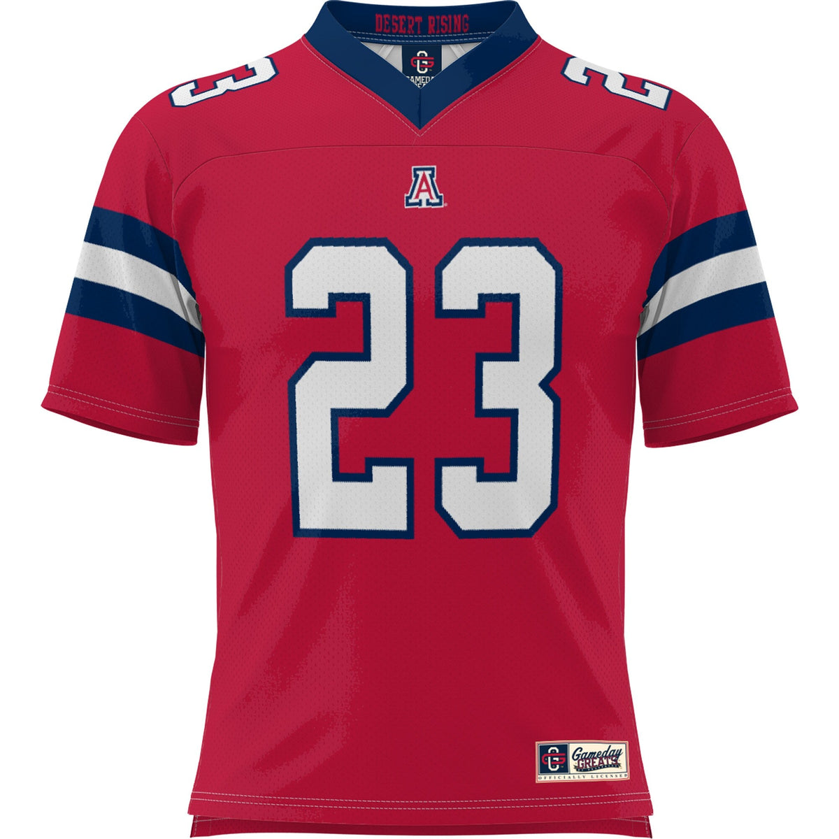#23 Arizona Wildcats Desert Rising Football Jersey - Red