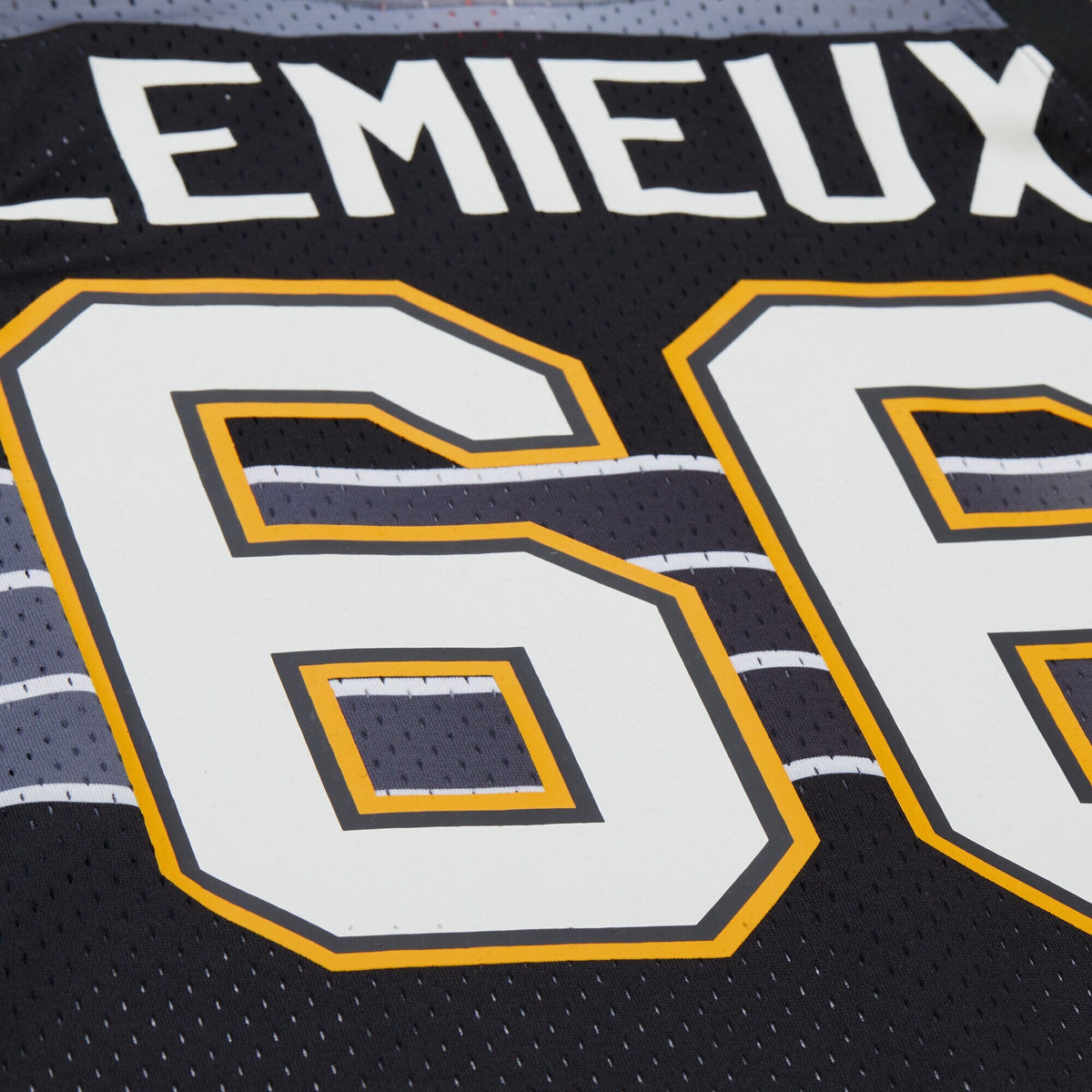 Pittsburgh Penguins Mario Lemieux Black Maxxed Out Fashion Basketball Jersey