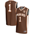 #1 Bowling Green St. Falcons Lightweight Basketball Jersey - Brown