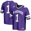 #1 Purple Kansas State Wildcats Lightweight Collegiate Football Fashion Jersey