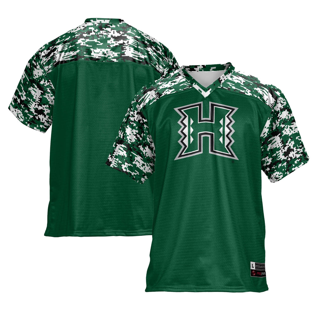 Hawaii Rainbow Warriors Football Jersey - Green