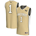 #1 Wake Forest Demon Deacons Lightweight Basketball Fashion Jersey - Gold