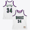 Milwaukee Bucks Ray Allen 1996 Swingman Jersey - White