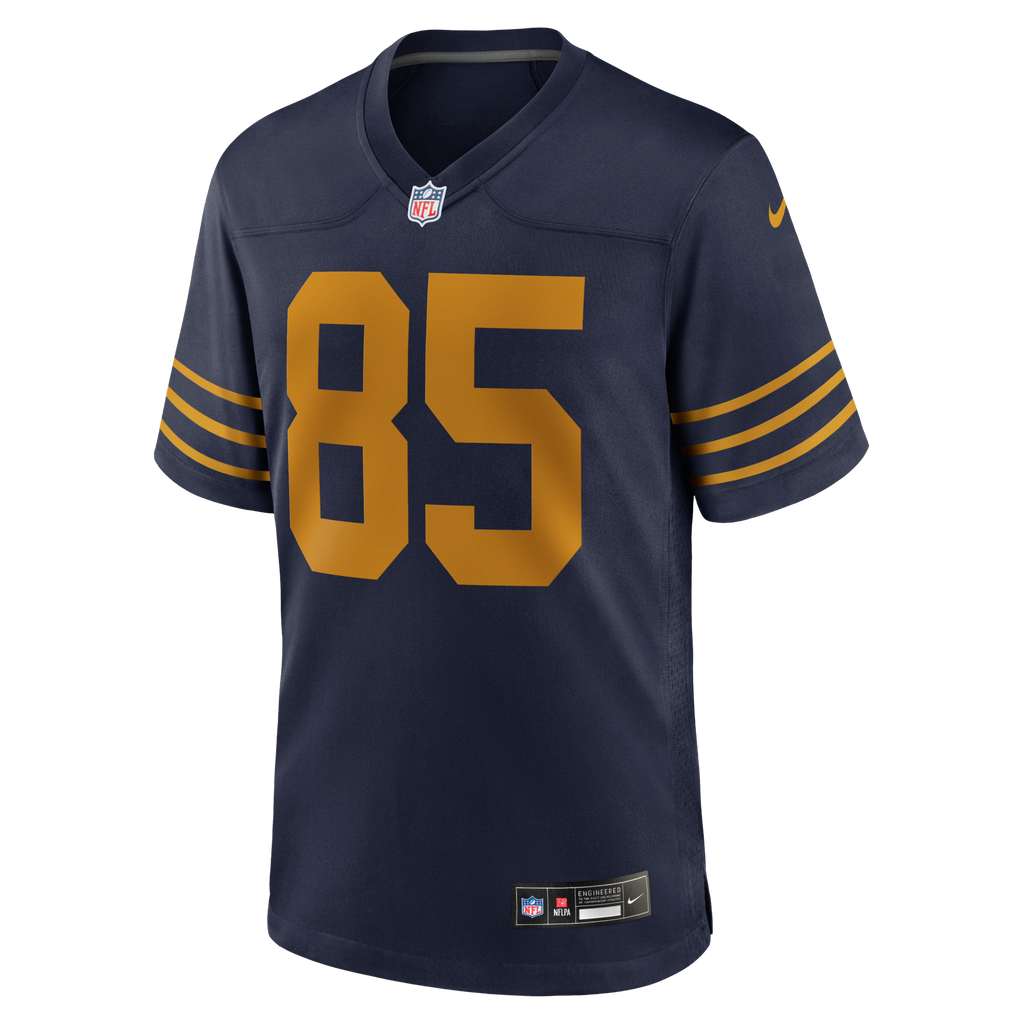 Green Bay Packers Tucker Kraft Navy Alternate Game Football Jersey