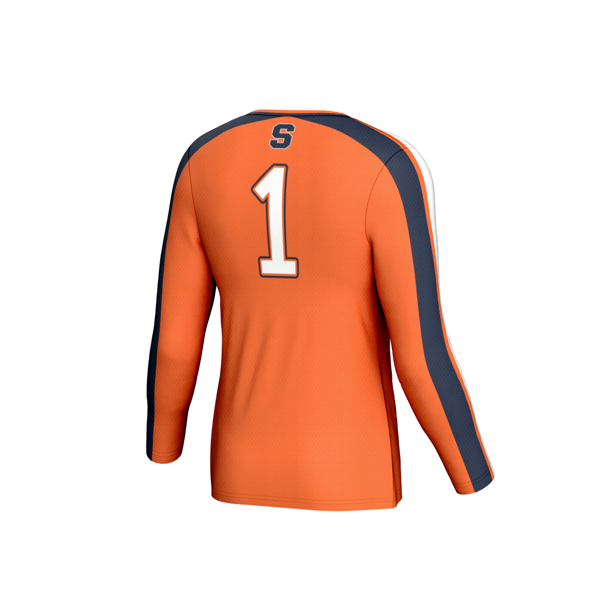 #1 Syracuse Orange Lightweight Collegiate Volleyball Fashion Jersey - Orange