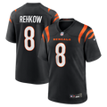Cincinnati Bengals Ryan Rehkow Black Game Football Jersey