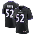 Baltimore Ravens Ray Lewis Black Alternate Retired Player Game Football Jersey