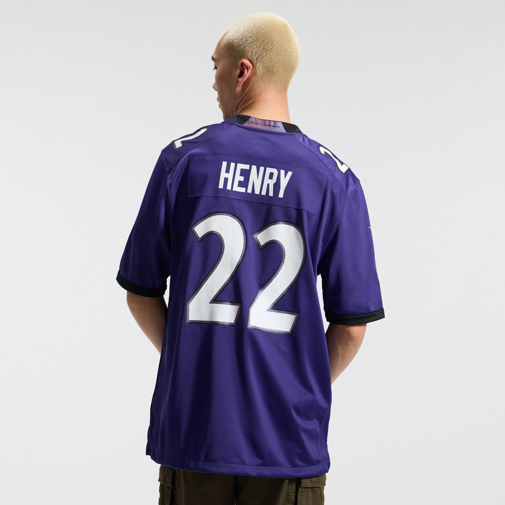 Baltimore Ravens Derrick Henry Purple Team Game Football Jersey