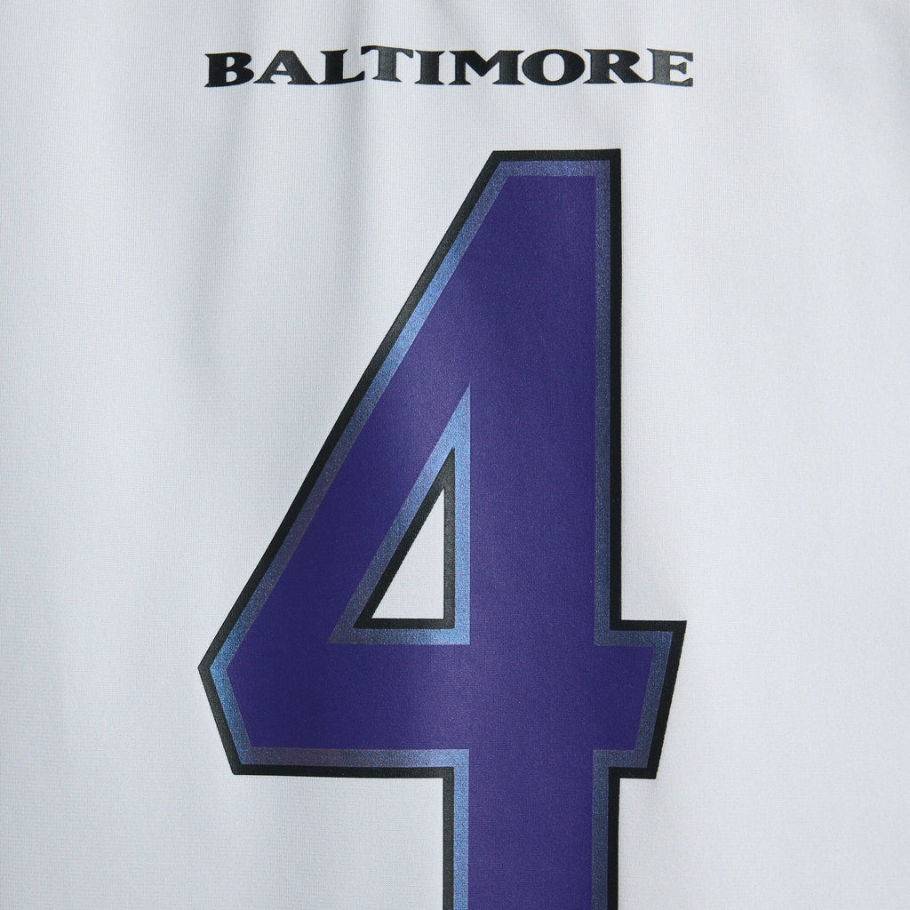 Baltimore Ravens Zay Flowers White Game Football Jersey