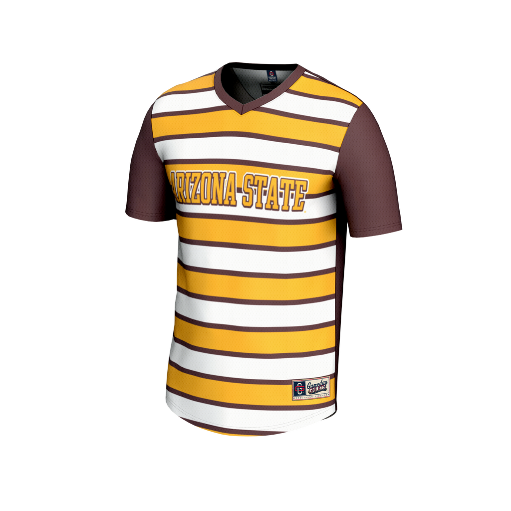 #1 Arizona State Sun Devils Lightweight Soccer Fashion Jersey - Maroon