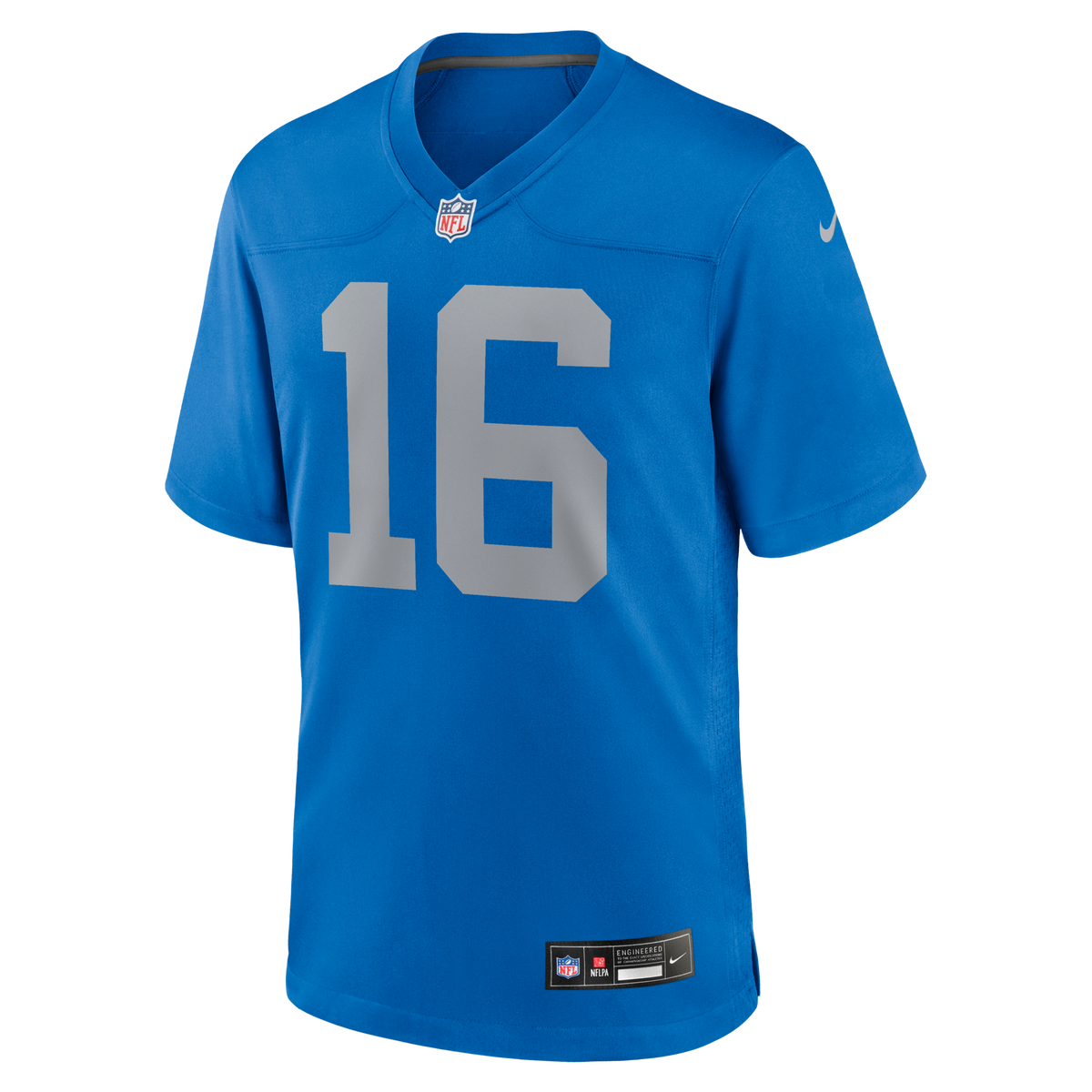 Detroit Lions Jared Goff Blue Alternate Game Football Jersey