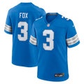 Detroit Lions Jack Fox Blue Team Game Football Jersey