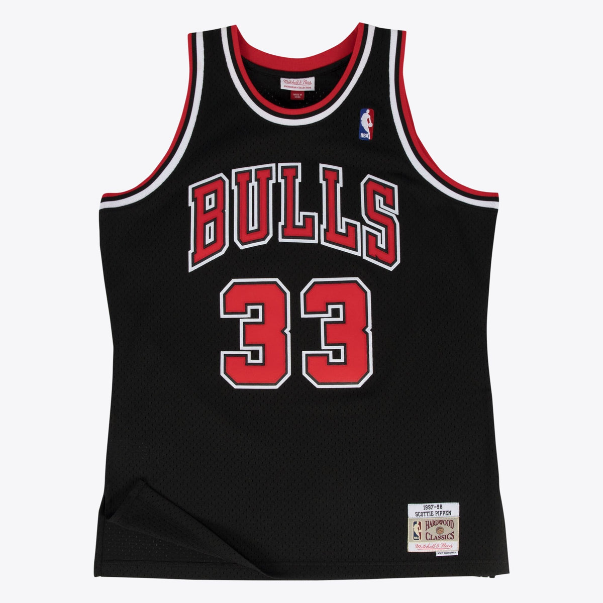 Chicago Bulls Scottie Pippen 1997-98 Hardwood Classics Alternate Swingman Jersey - Black