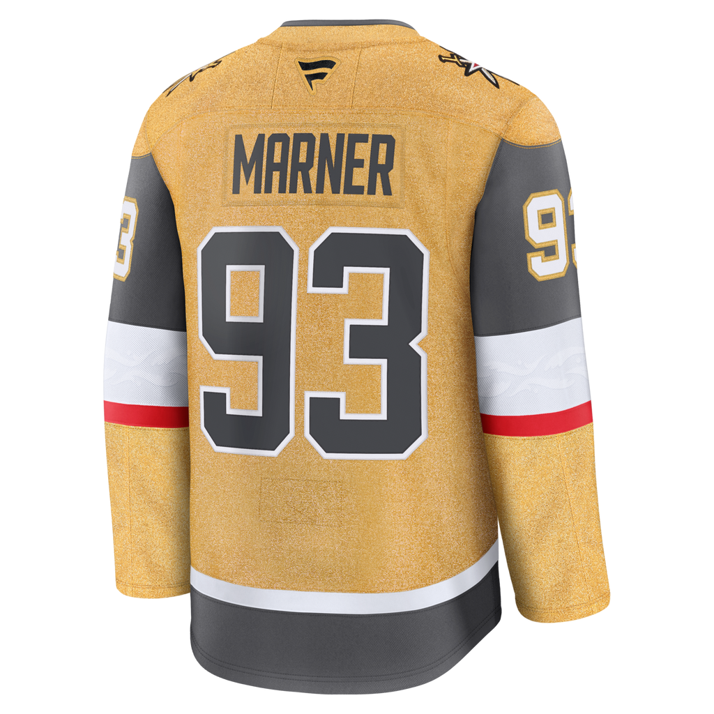 Vegas Golden Knights Mitch Marner Gold Home Premium Jersey