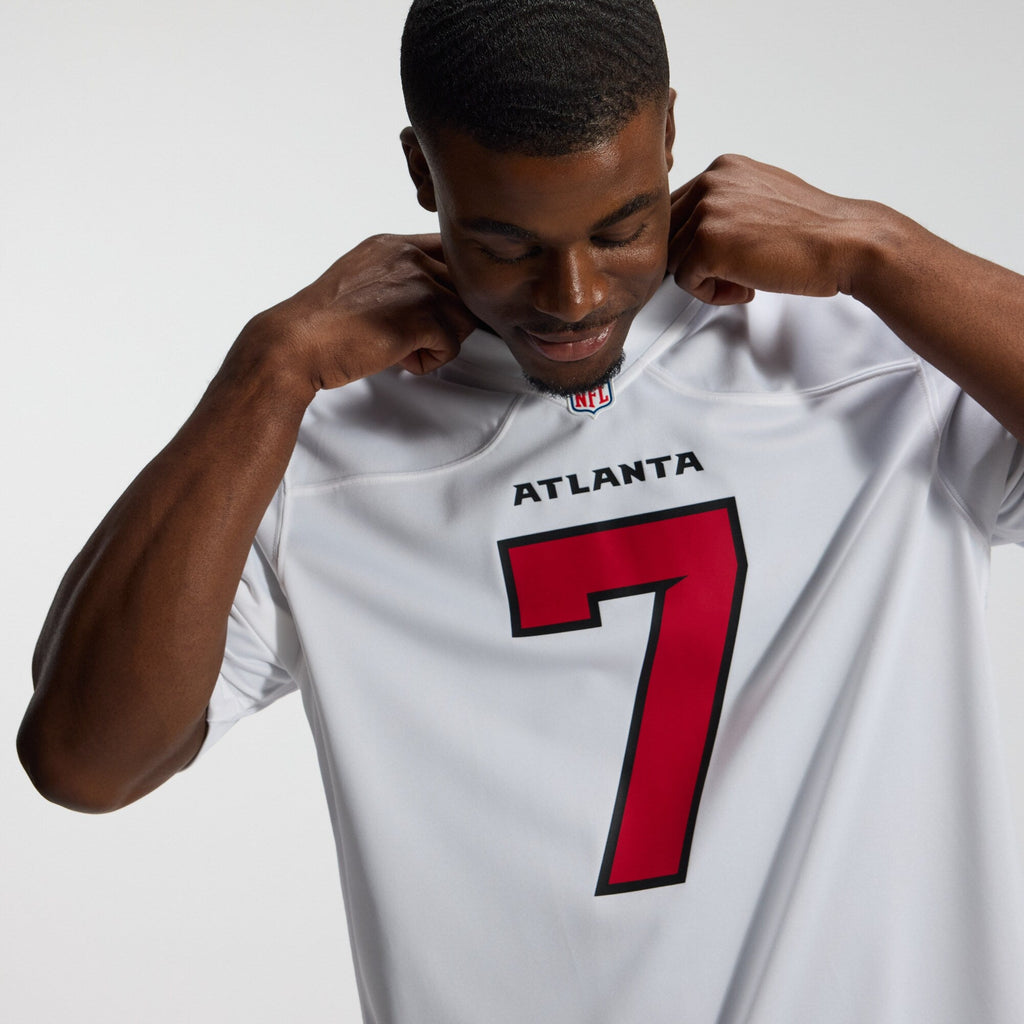 Atlanta Falcons Bijan Robinson White Game Football Jersey