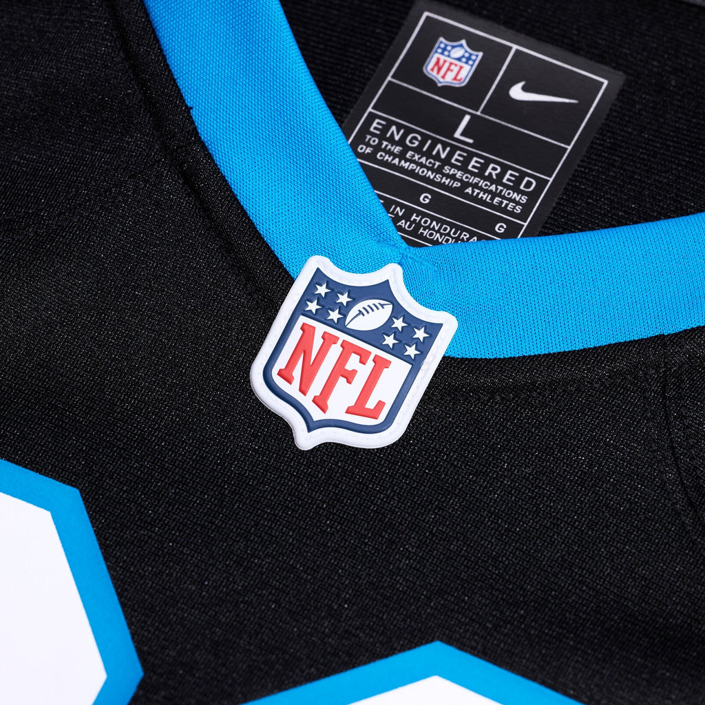 Carolina Panthers Nic Scourton Black Team Game Football Jersey