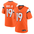 Denver Broncos Marvin Mims Jr Orange Team Game Football Jersey