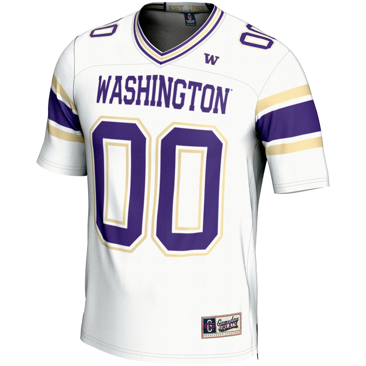 Washington Huskies NIL Pick-A-Player Football Jersey - White