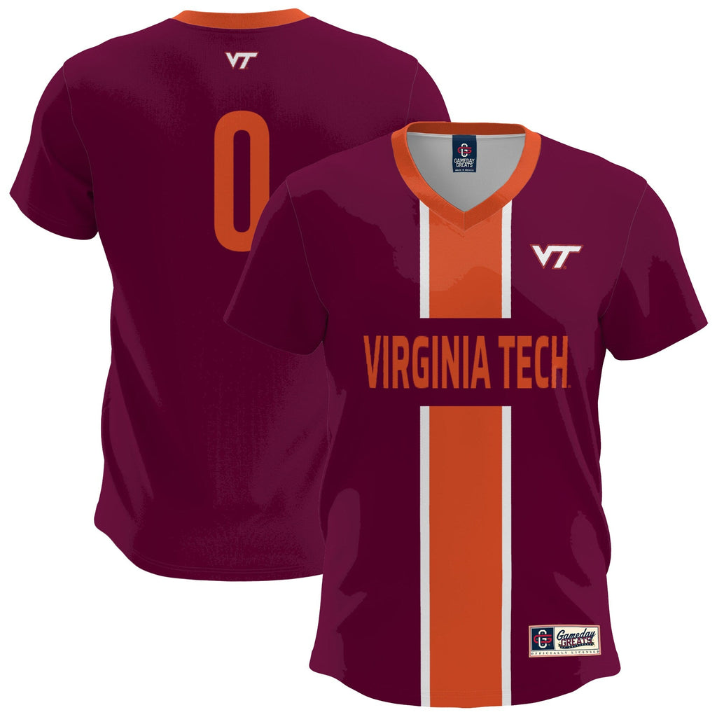 Maroon Virginia Tech Hokies Lightweight Soccer Fashion Jersey